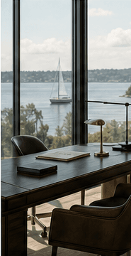 Waterfront estate planning consultation office