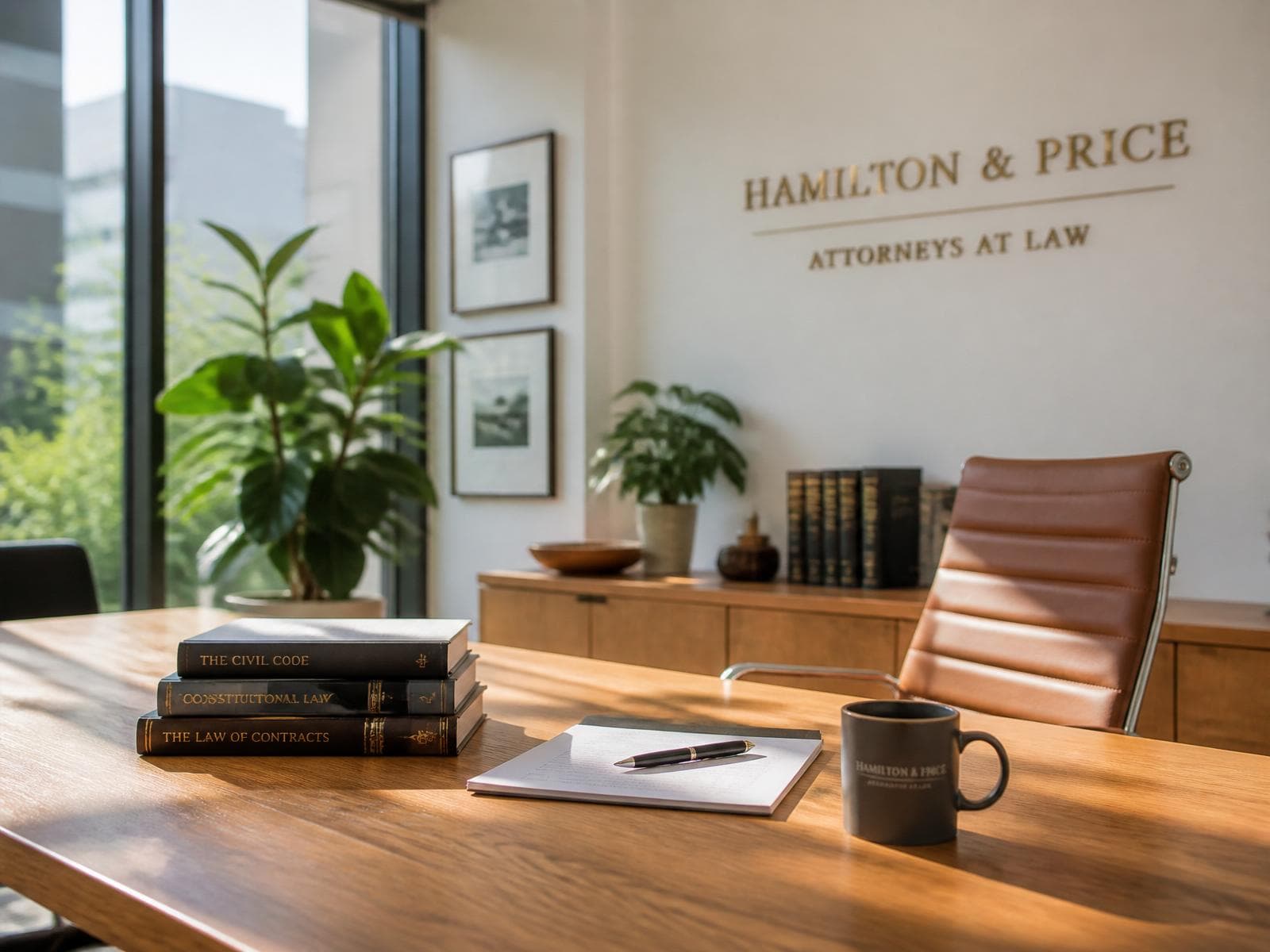 Modern law firm office interior